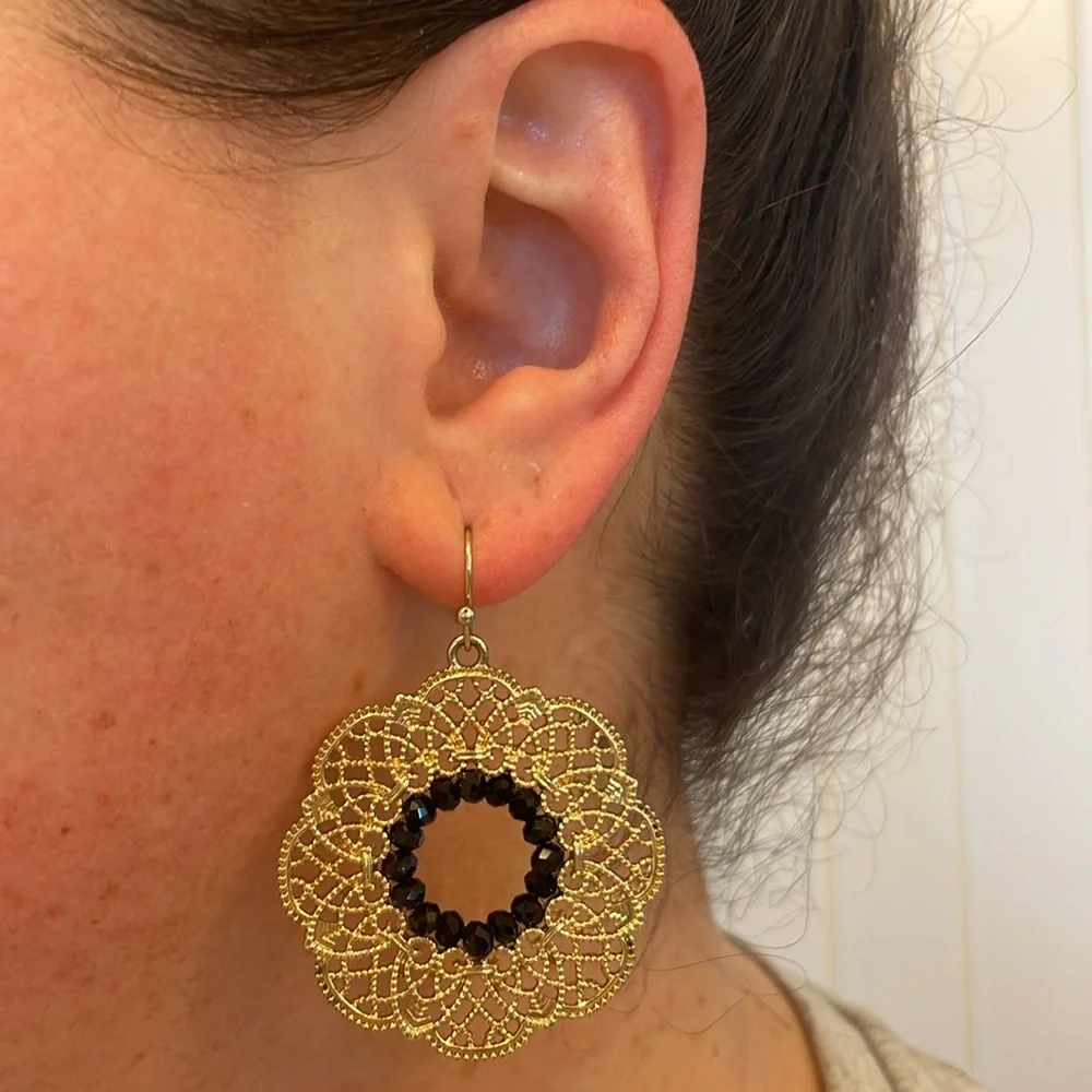 Bali Style Earrings - Picture 5 of 6